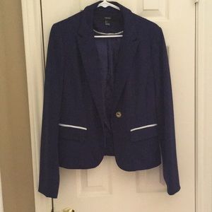 Forever 21 fashionable business blazer / suit navy blue